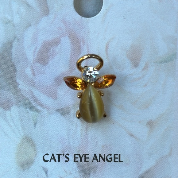 The Cat's Meow Cat's Eye Angel Pin - Picture 1 of 7